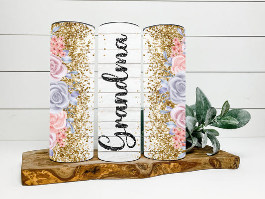 Grandma Tumbler, Grandma Skinny Tumbler, Gifts for Grandma