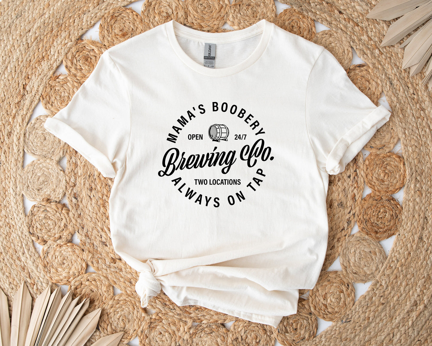 Mama's Boobery Brewing Co Shirt Tee, Sarcastic Tee Shirt, Mom Shirt Tee