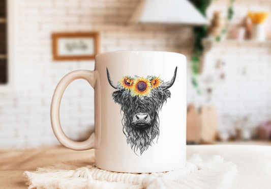 Scottish Highland Cow Mug, Cow Mug, Scottish Highlander