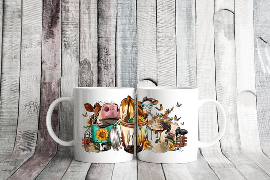 Coffee Cow Mug, Coffee Cow Coffee Mug