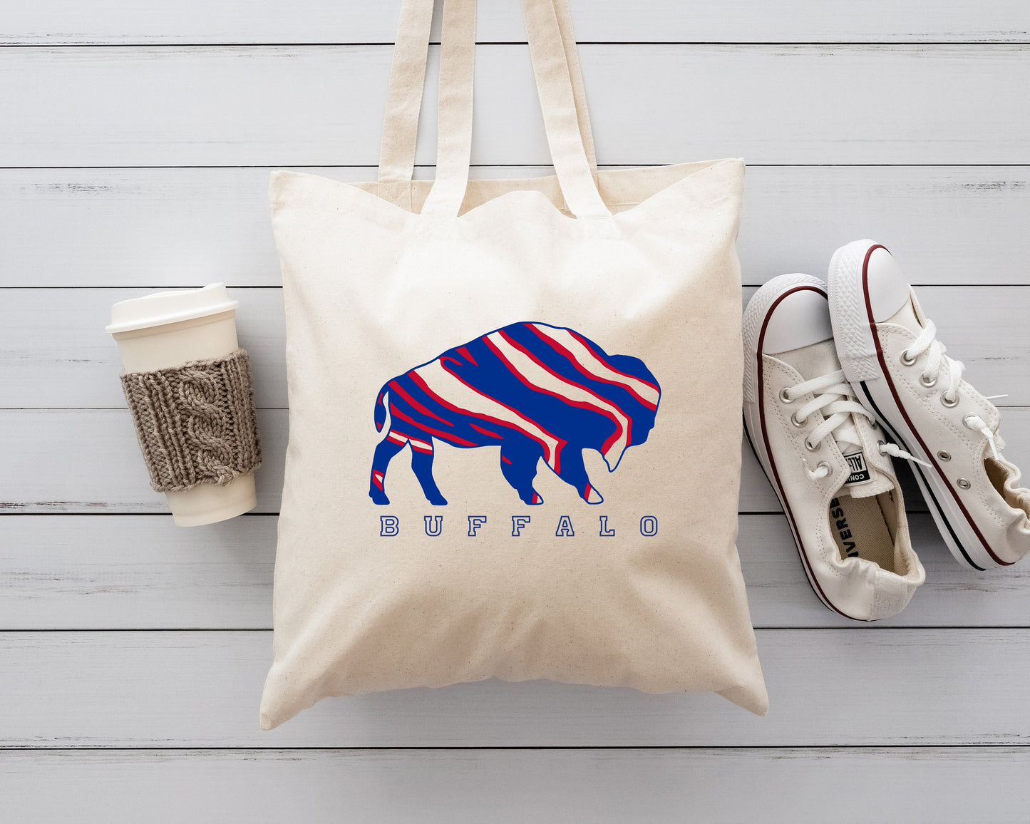 Buffalo Tote, Buffalo Love Tote, Buffalo Bag Tote