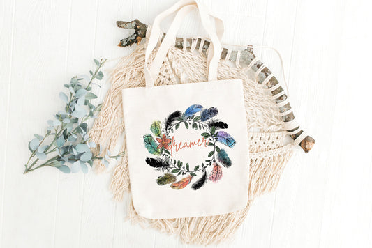 Dreamer Tote, Dreamer Bag, Summer Tote Bag, Boho Tote Bag