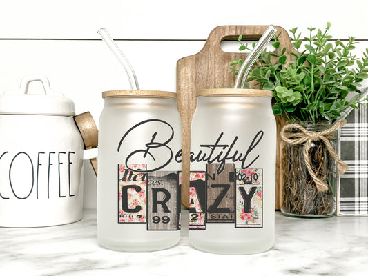 Beautiful Crazy Cup Iced Coffee Cup Glass, Beer Can Glass Beautiful Crazy Glass Cup Coffee Can Beer, Country Soda Can Glass