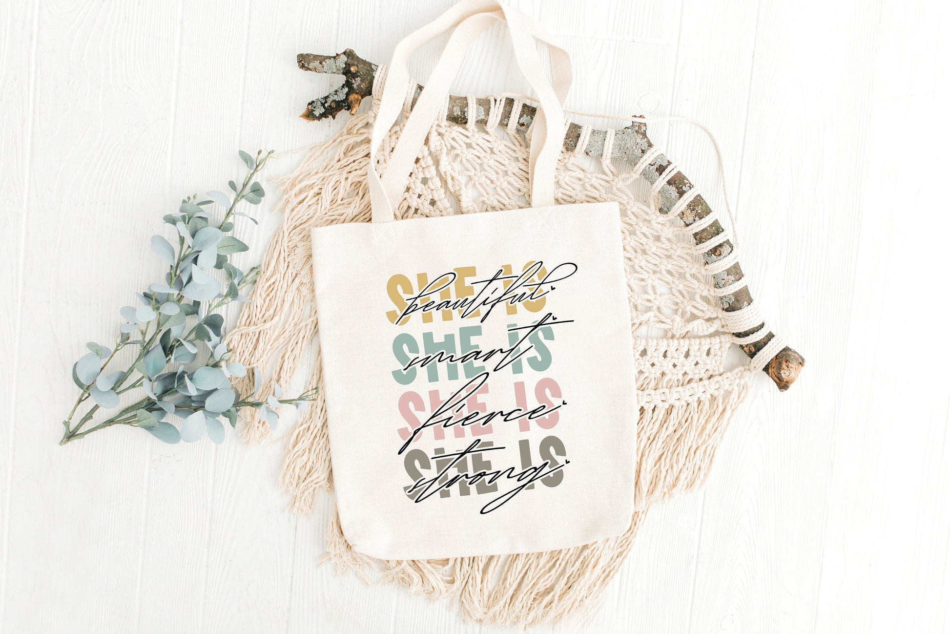 She Is Tote, Set Yourself Free Bag, Summer Tote Bag, Boho Tote Bag, Inspirational Tote Bag