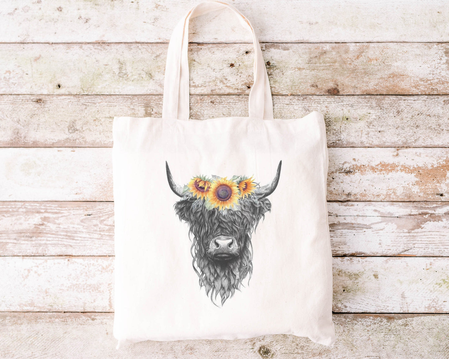 Highland Cow Tote, Cow Tote, Cow Lover Tote, Tote Bag