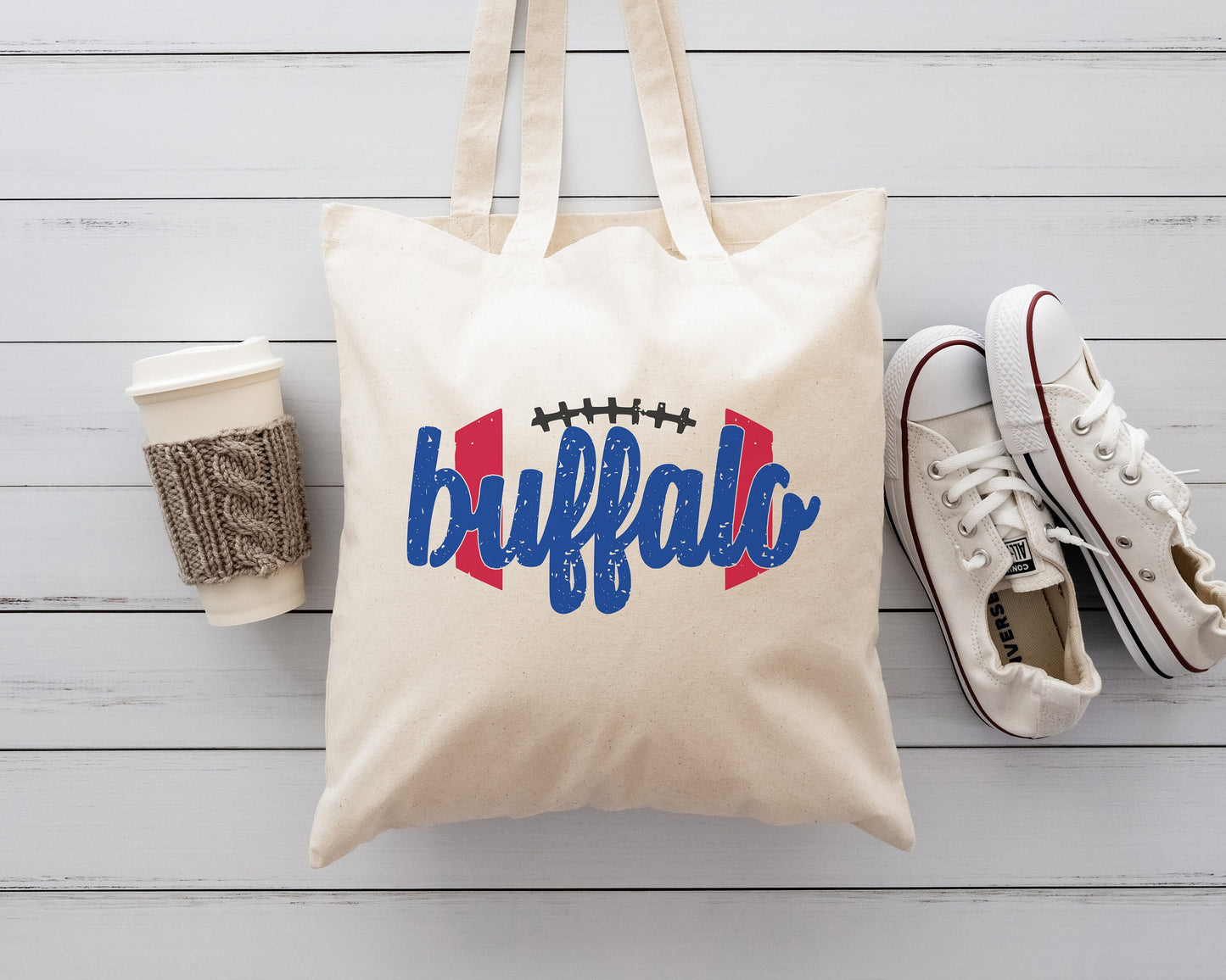 Buffalo Tote, Buffalo Love Tote, Buffalo Bag Tote