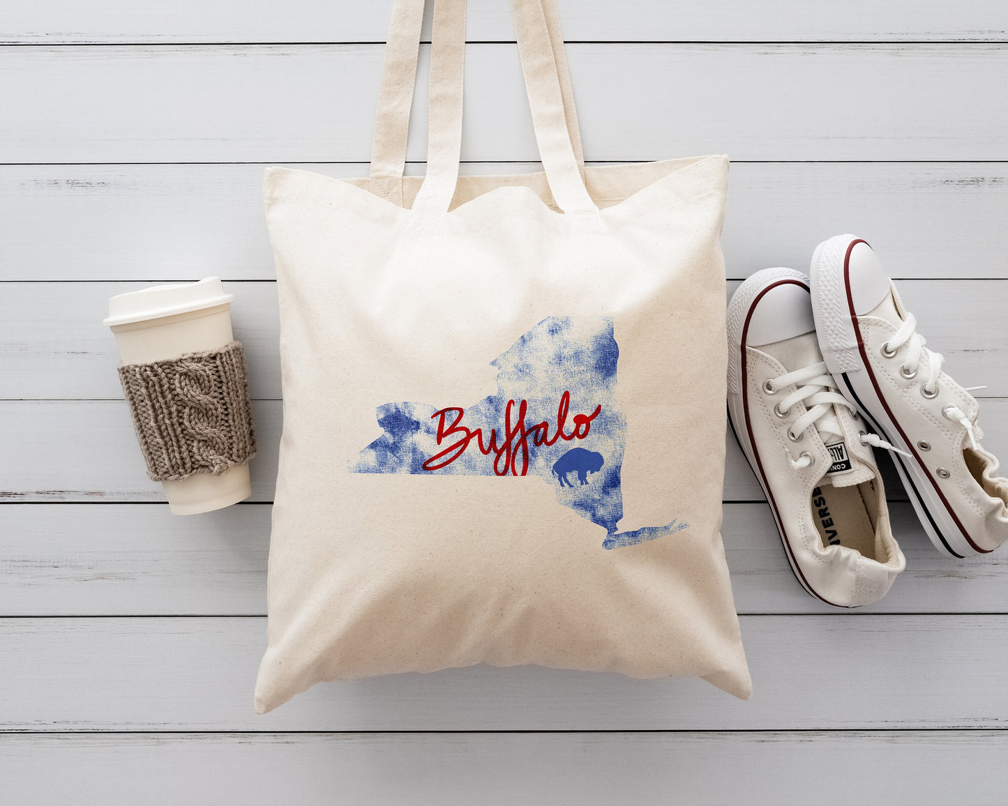 Buffalo Tote, Buffalo Love Tote, Buffalo Bag Tote