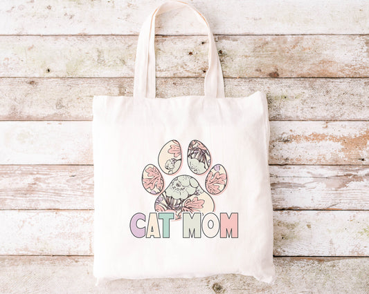 Cat Mom Tote, Cat Lady Tote, Cat Lover Tote, Funny Cat Tote, Tote Bag