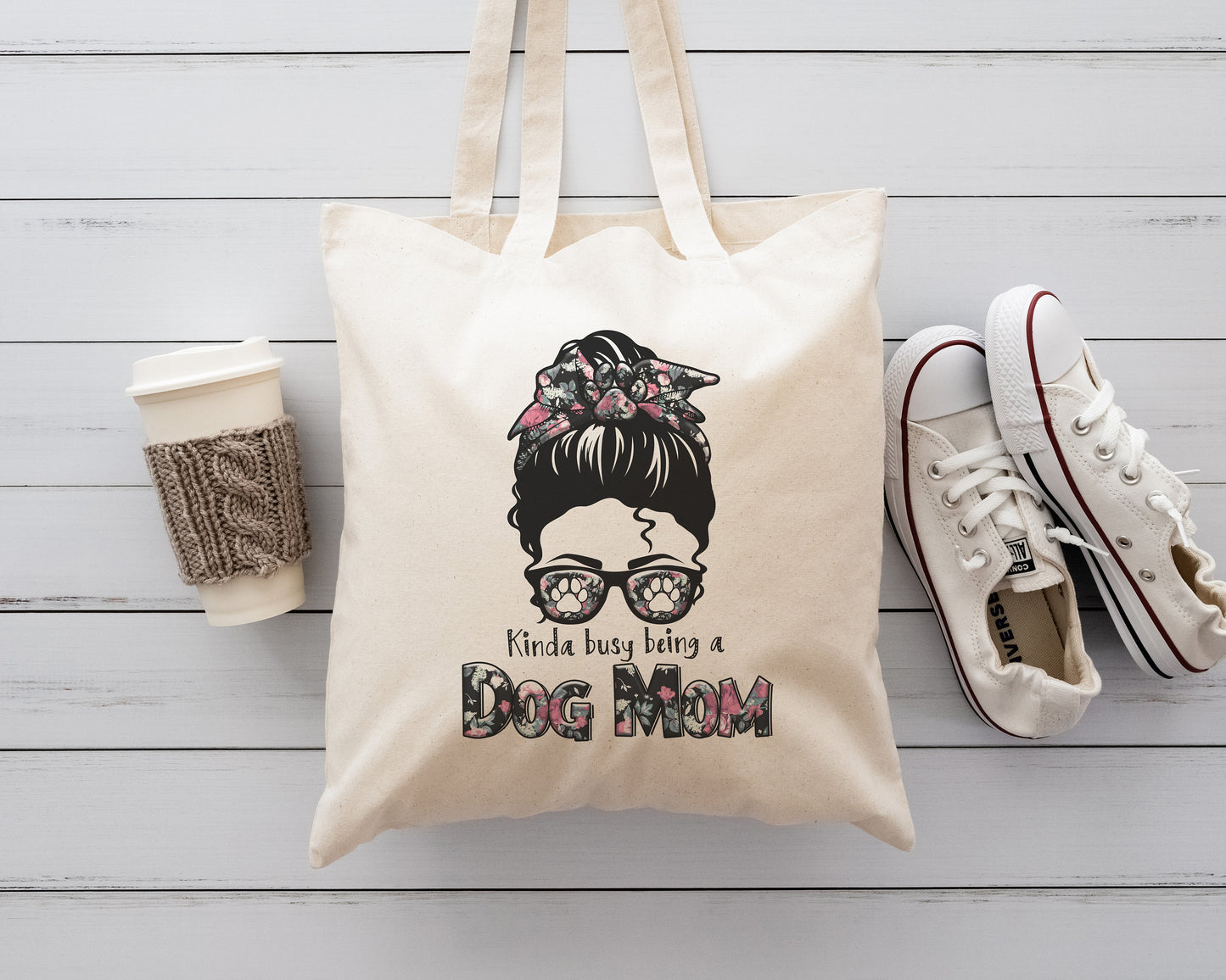 Dog Mom Tote, Dog Lady Tote, Dog Lover Tote, Funny Dog Tote, Dog Mom Tote Bag