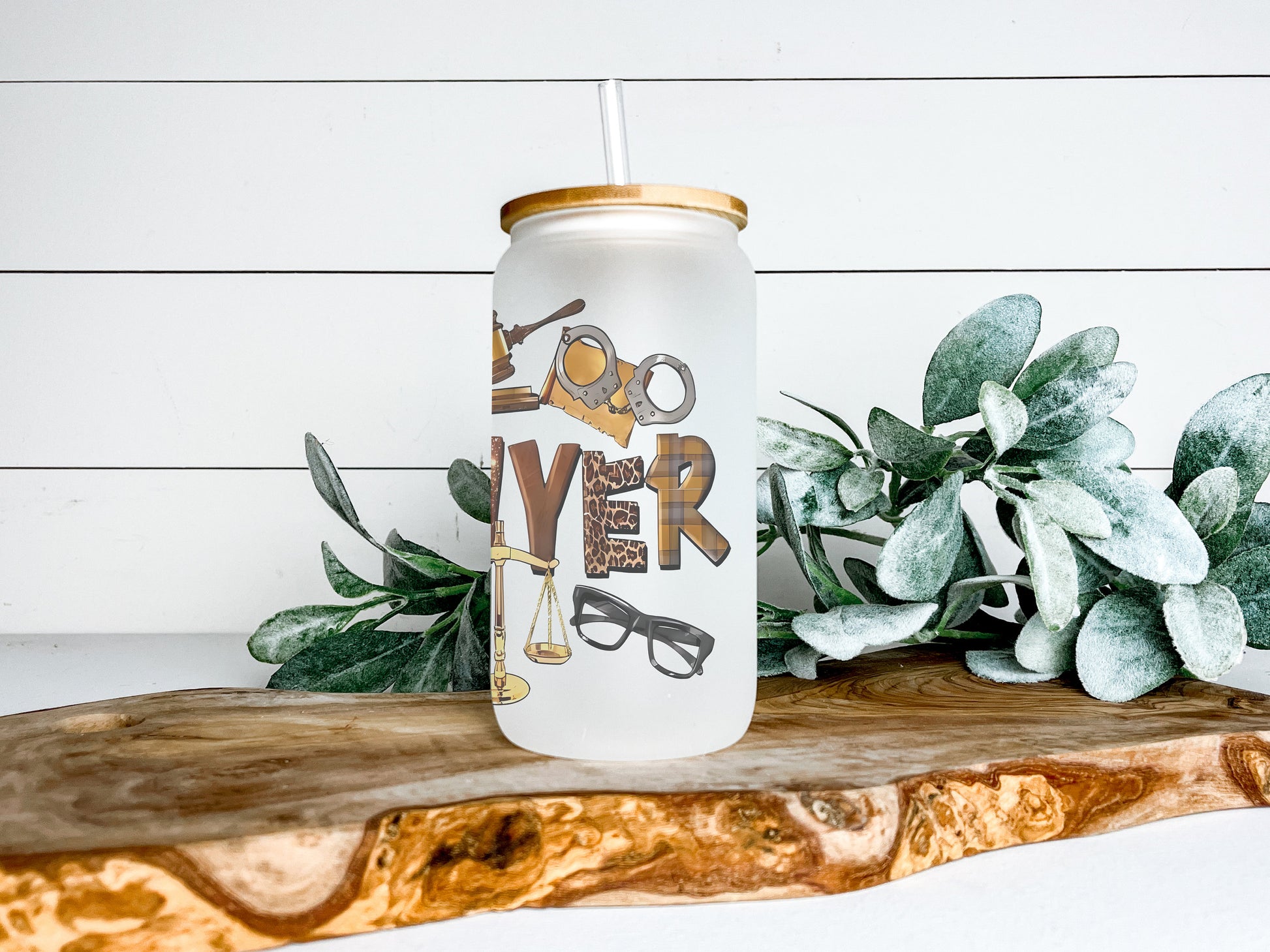 Lawyer Cup Iced Coffee Cup Glass, Beer Can Glass, Lawyer Iced Coffee Cup, Glass Cup Coffee Can Beer