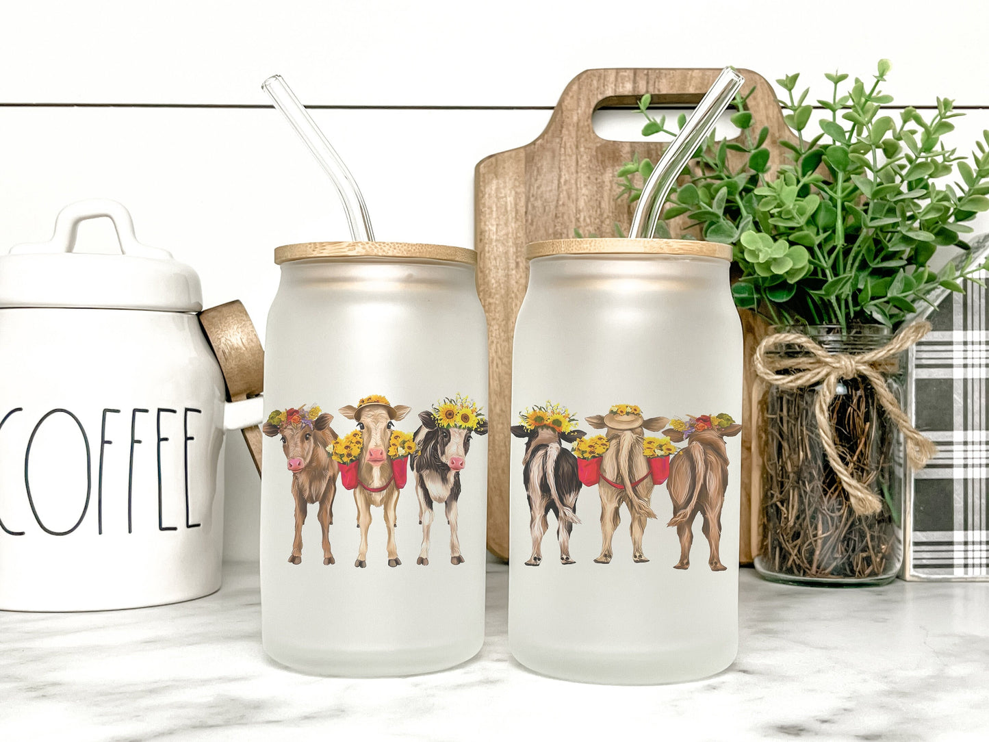 Cow Cup Iced Coffee Cup Glass, Beer Can Glass, Cow Coffee Cup, Glass Cup Coffee Can Beer, Cow Soda Can Glass