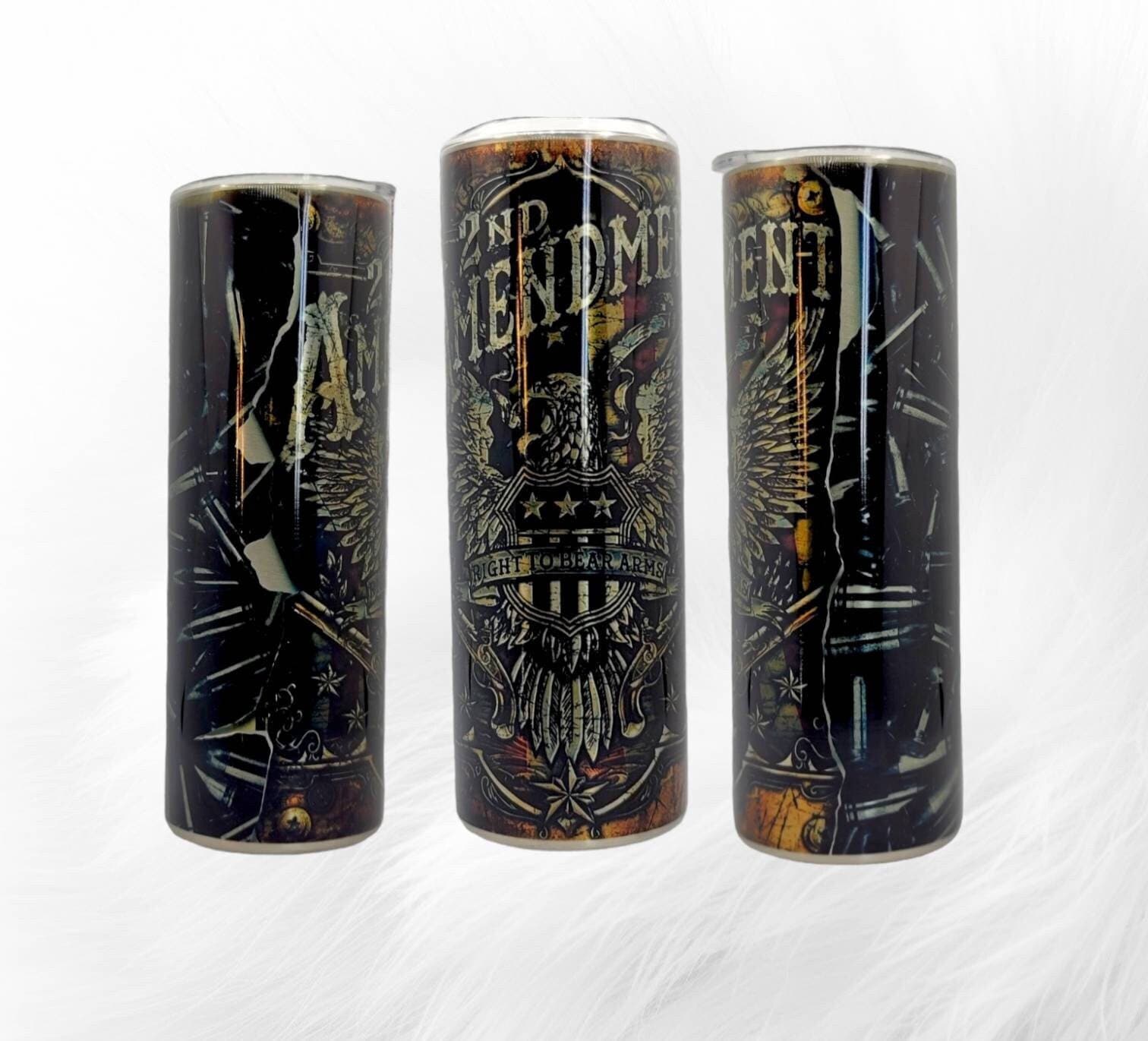 2nd Amendment Tumbler, 2nd Amendment Skinny Tumbler, 2A Tumbler
