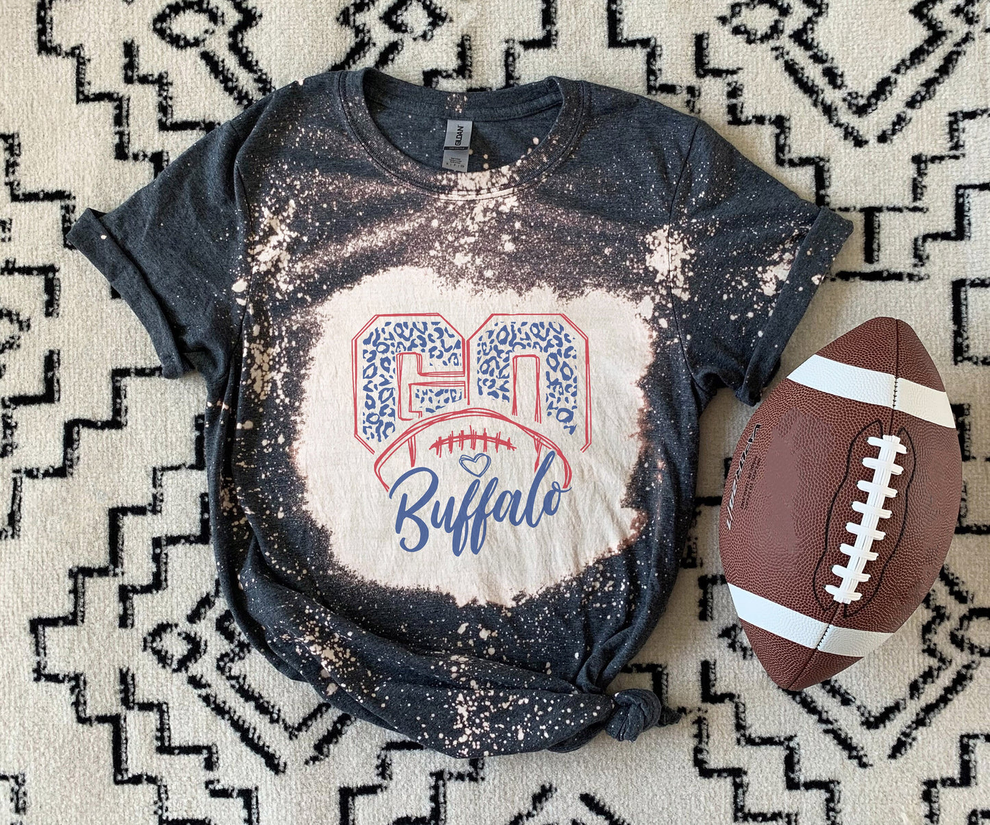 Go Buffalo Shirt, Go Buffalo Bleached Shirt