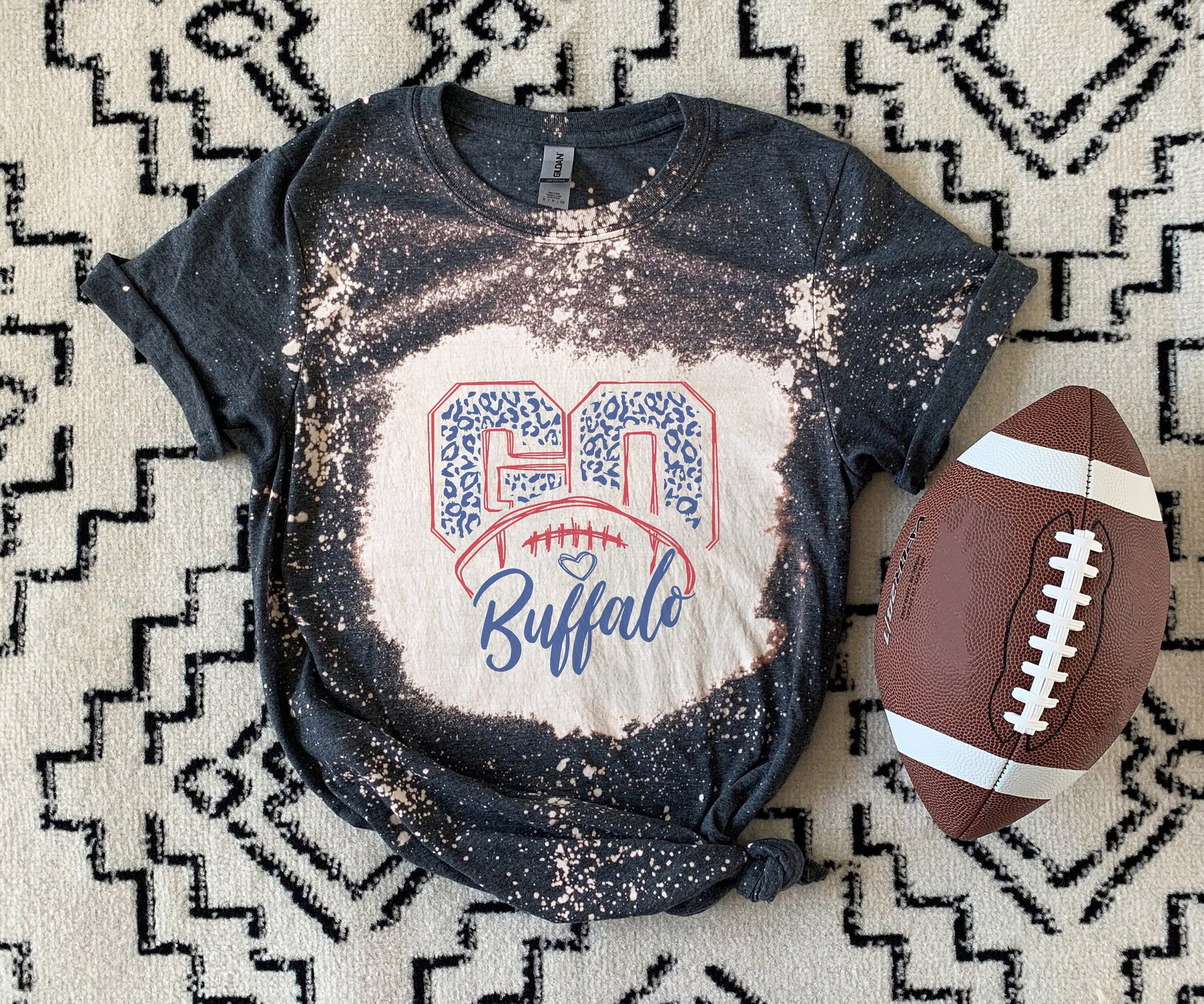 Go Buffalo Shirt, Go Buffalo Bleached Shirt