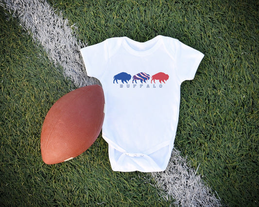 Buffalo Baby Bodysuit, Buffalo Baby Creeper