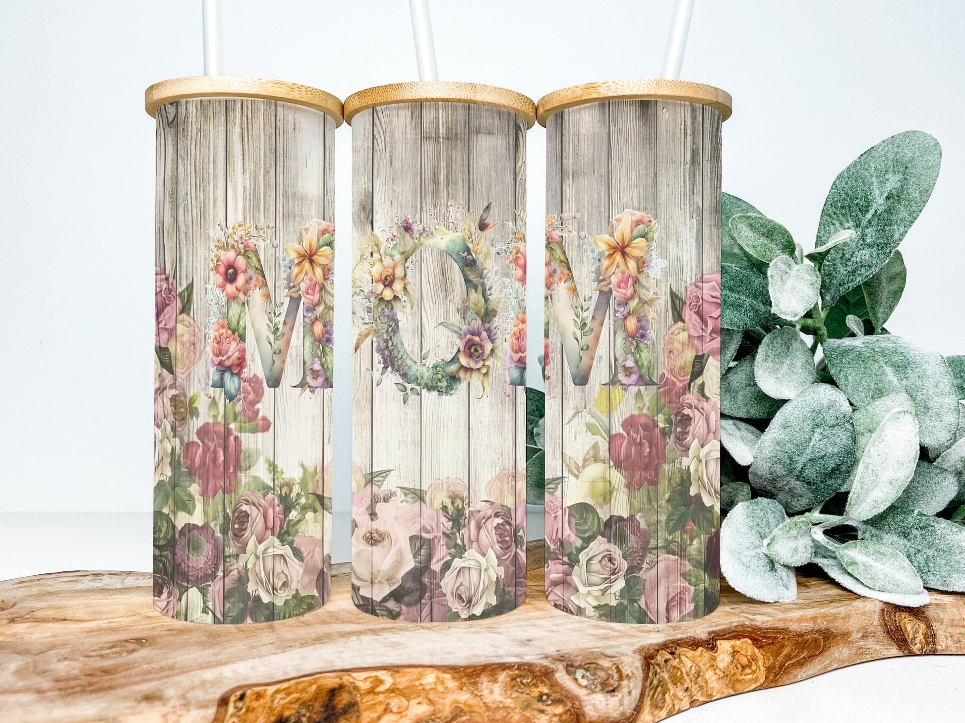 Mom 25oz Frosted Glass Tumbler, Mom Tumbler