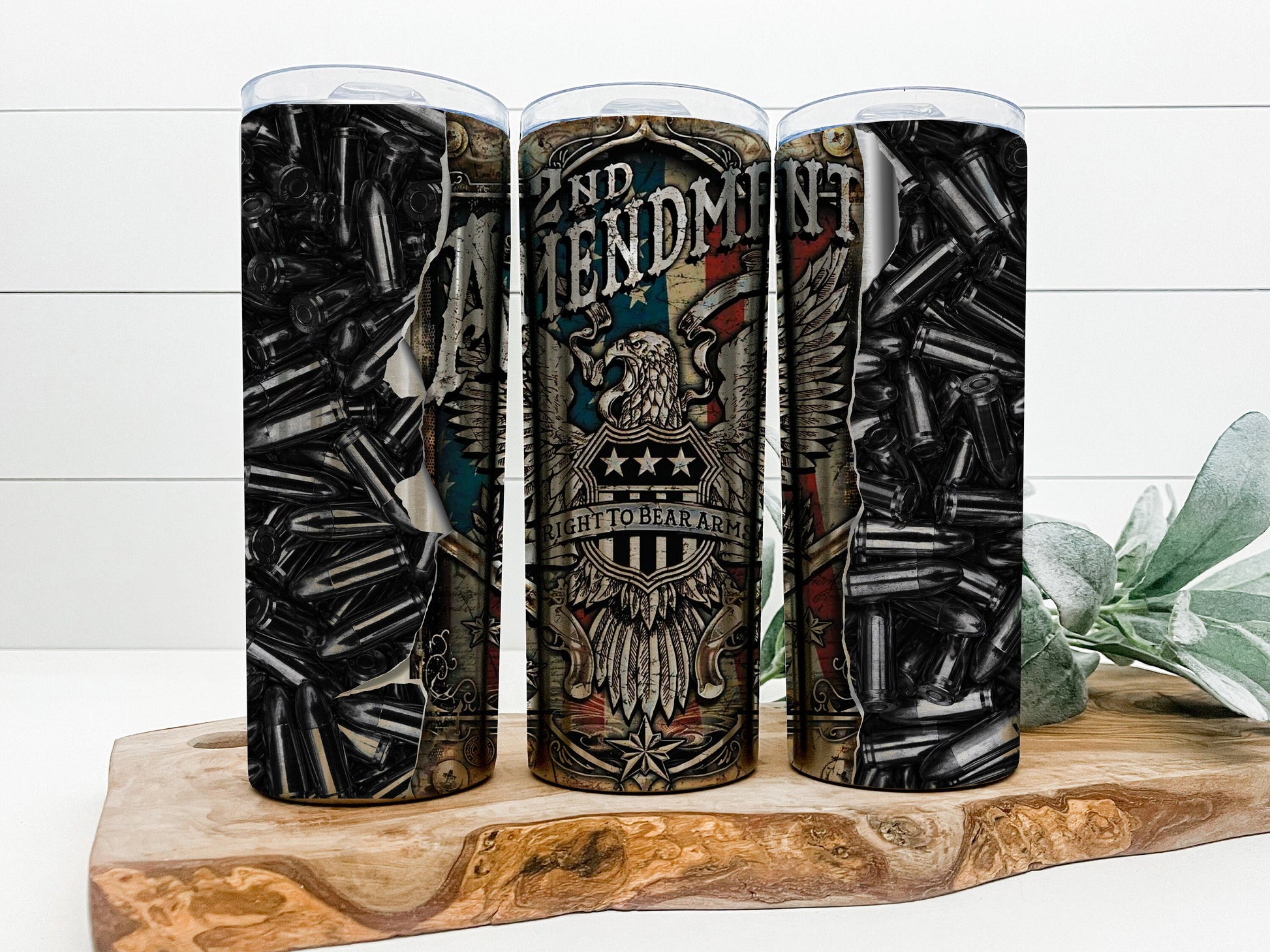 2nd Amendment Tumbler, 2nd Amendment Skinny Tumbler, 2A Tumbler