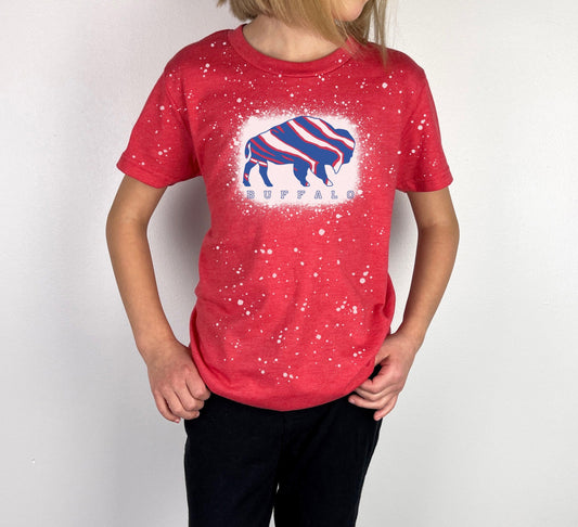 Youth Buffalo Shirt, Buffalo Youth Bleach Shirt