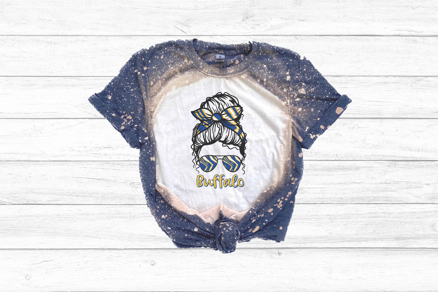 Buffalo Girl Shirt, Buffalo Girl Bleached Shirt