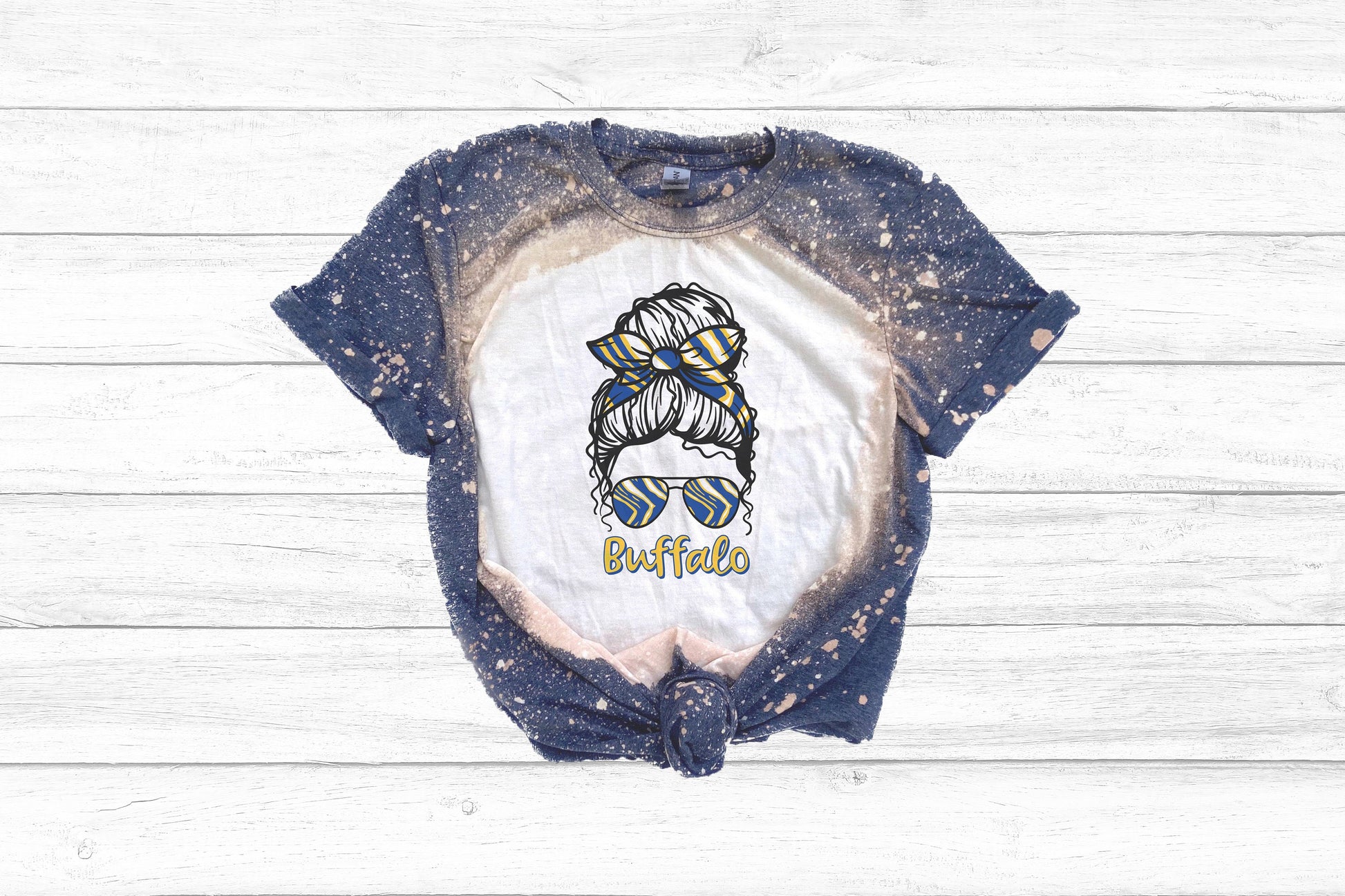 Buffalo Girl Shirt, Buffalo Girl Bleached Shirt