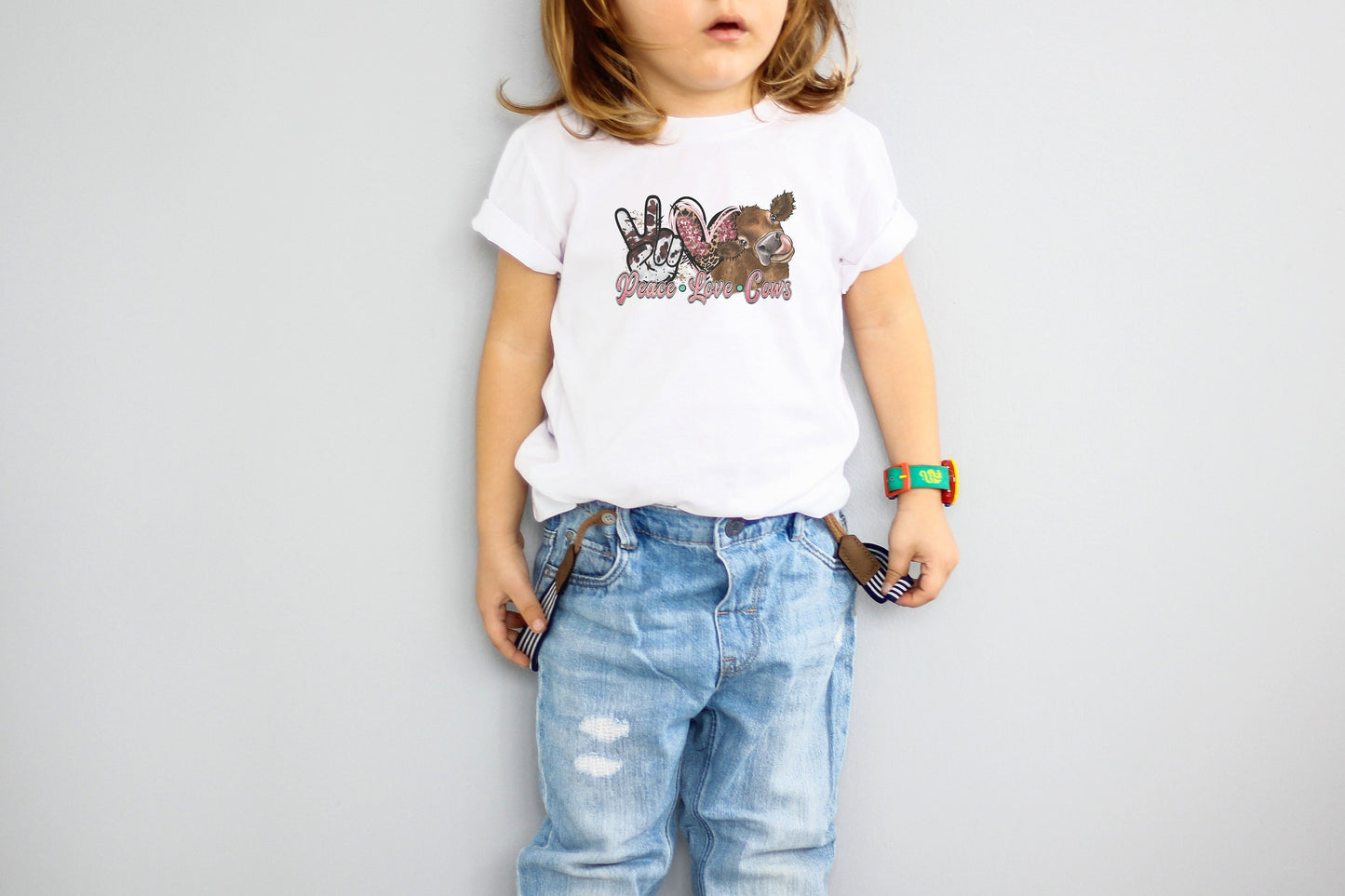 Peace Love Cows Youth Shirt Tee, Country Shirt Tee