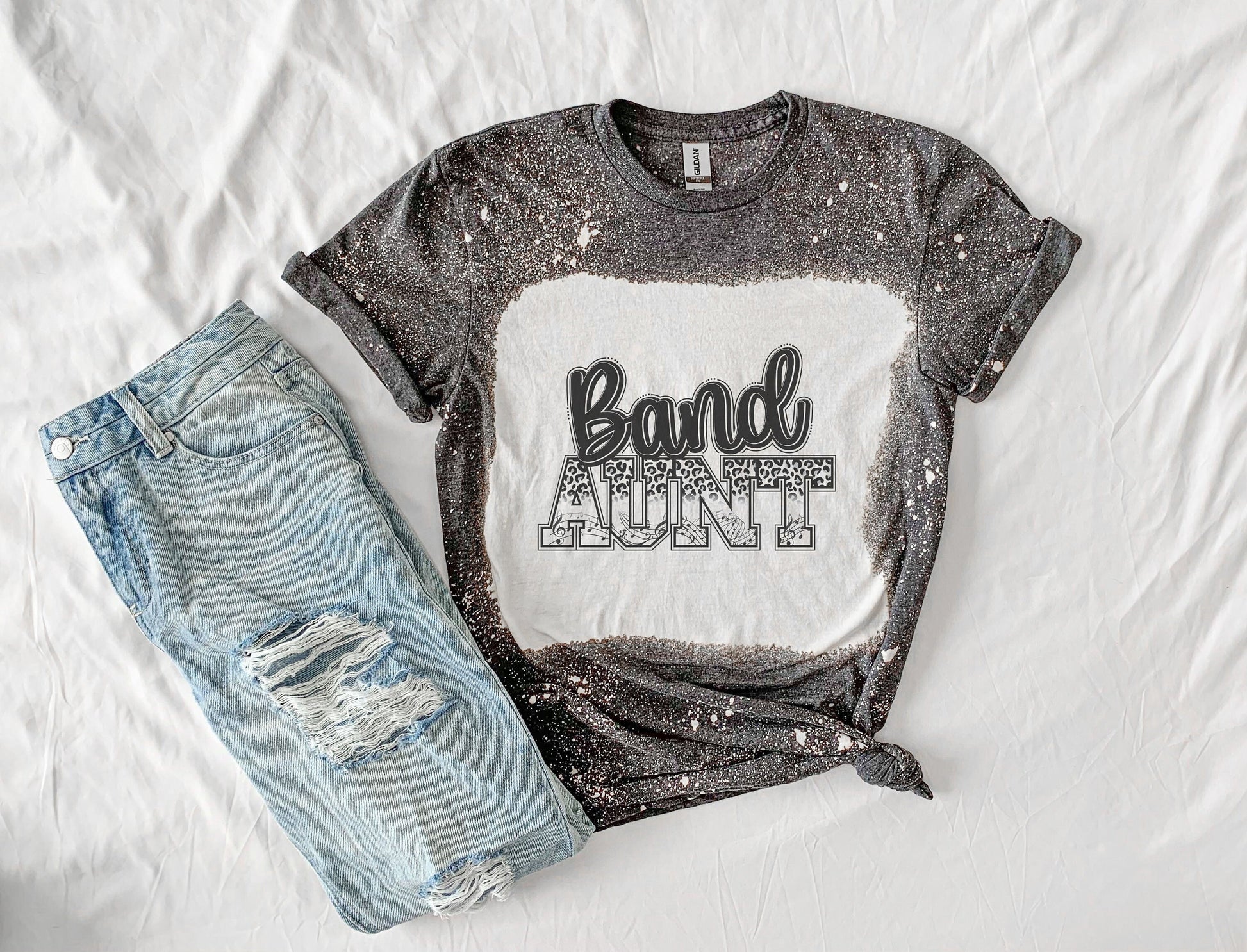 Band Aunt Shirt, Band Aunt T-Shirt, Band Shirt For Women, Mothers Day Gift, Cheetah Print
