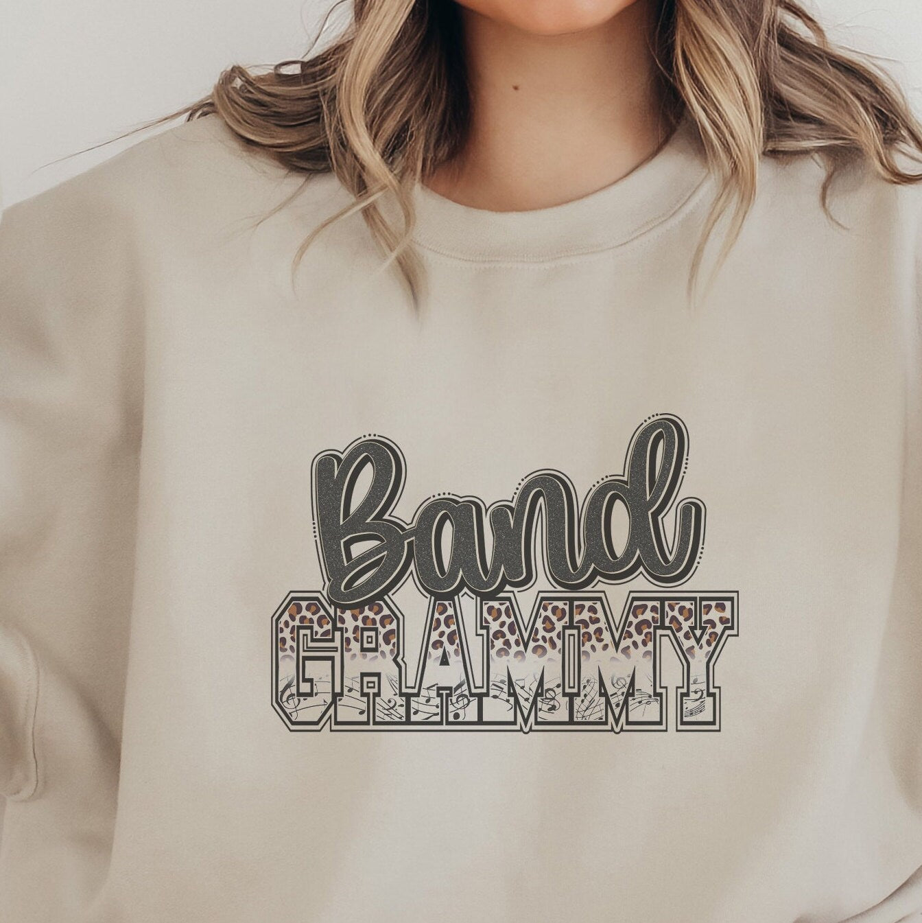 Band Grammy Sweatshirt, Band Grammy Crewneck Sweatshirt, Band Sweatshirt For Women, Mothers Day Gift, Cheetah Print