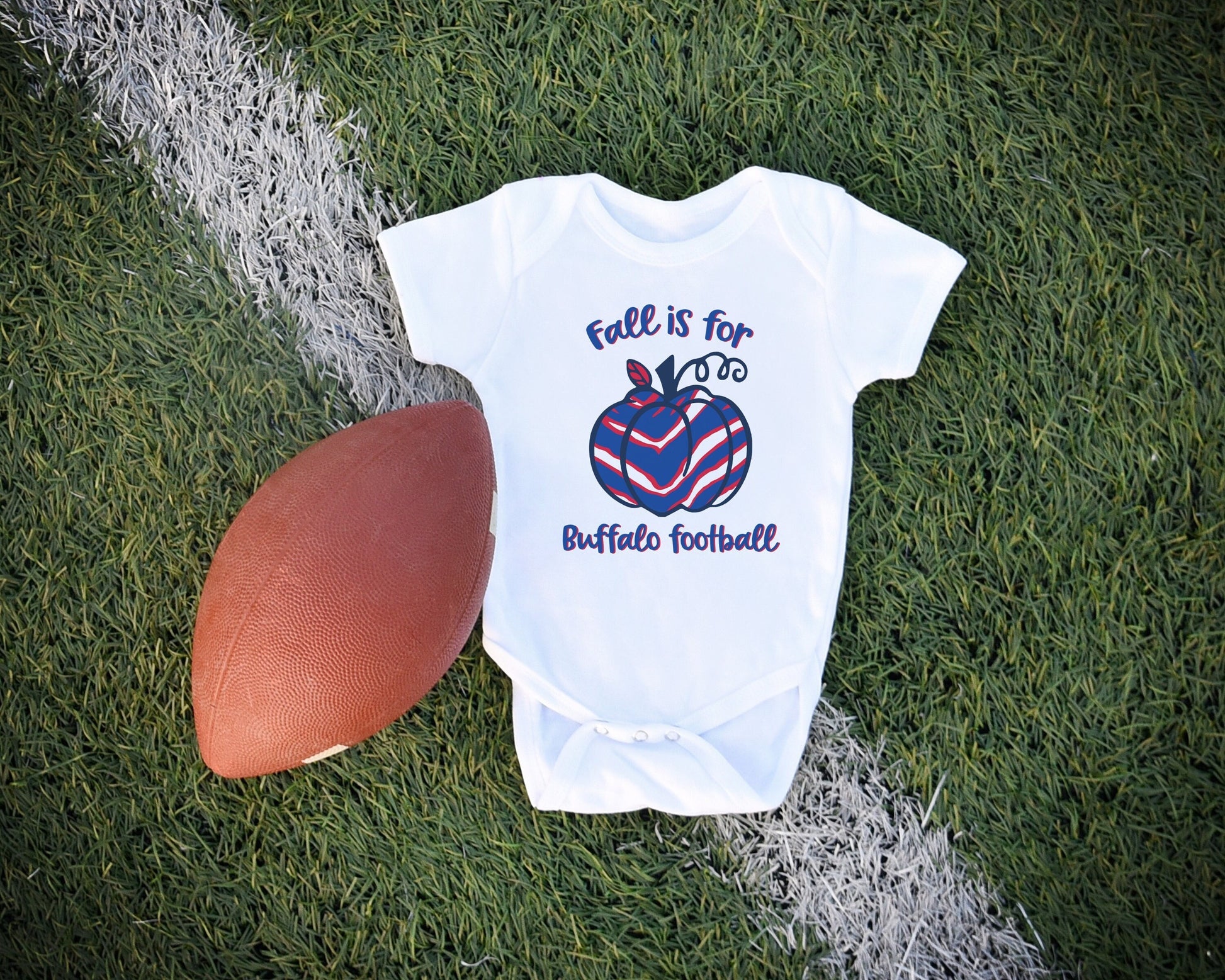 Fall Buffalo Baby Bodysuit, Fall Buffalo Baby Creeper