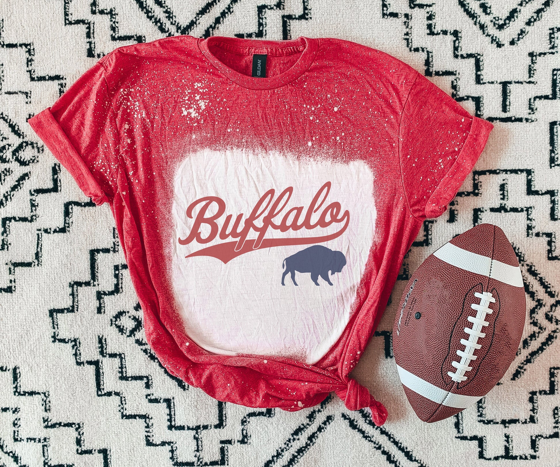 Buffalo Shirt Tee, Buffalo Bleached Shirt