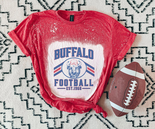 Buffalo Shirt Tee, Buffalo Bleached Shirt