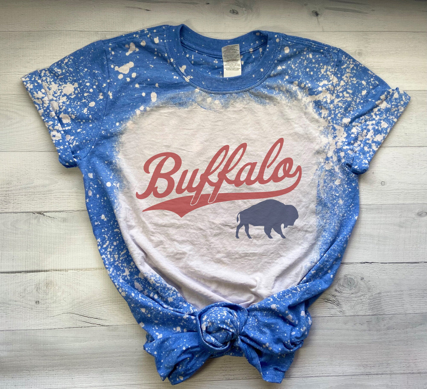 Buffalo Shirt Tee, Buffalo Bleached Shirt