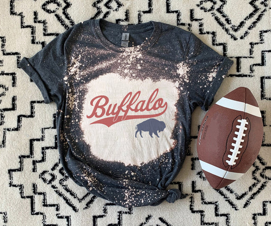 Buffalo Shirt Tee, Buffalo Bleached Shirt
