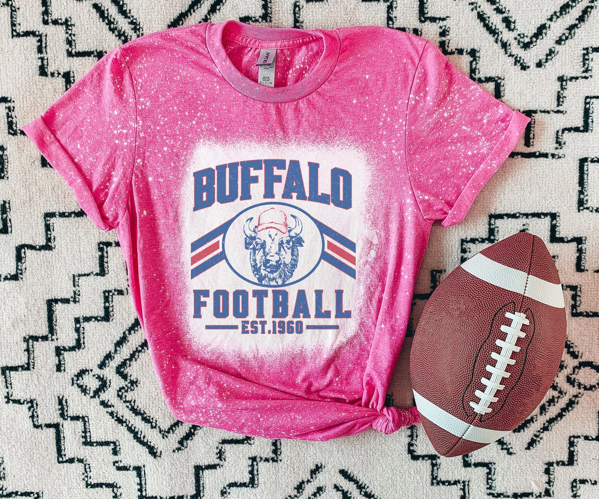 Buffalo Shirt Tee, Buffalo Bleached Shirt