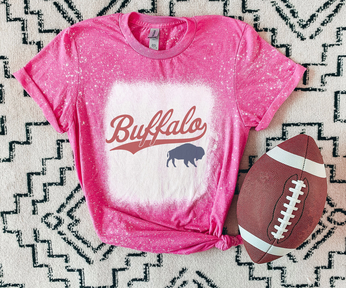 Buffalo Shirt Tee, Buffalo Bleached Shirt