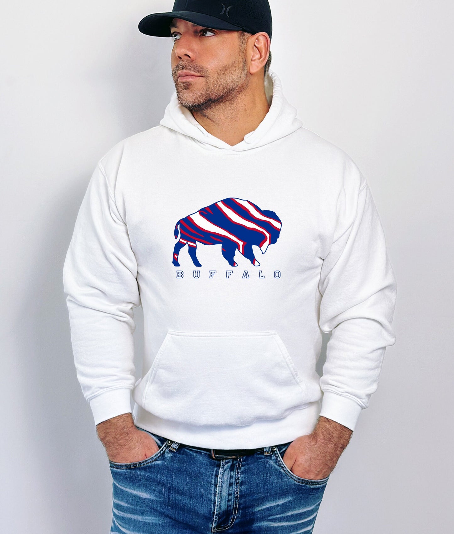 Buffalo Hooded Sweatshirt, Buffalo Hoodie Hoody