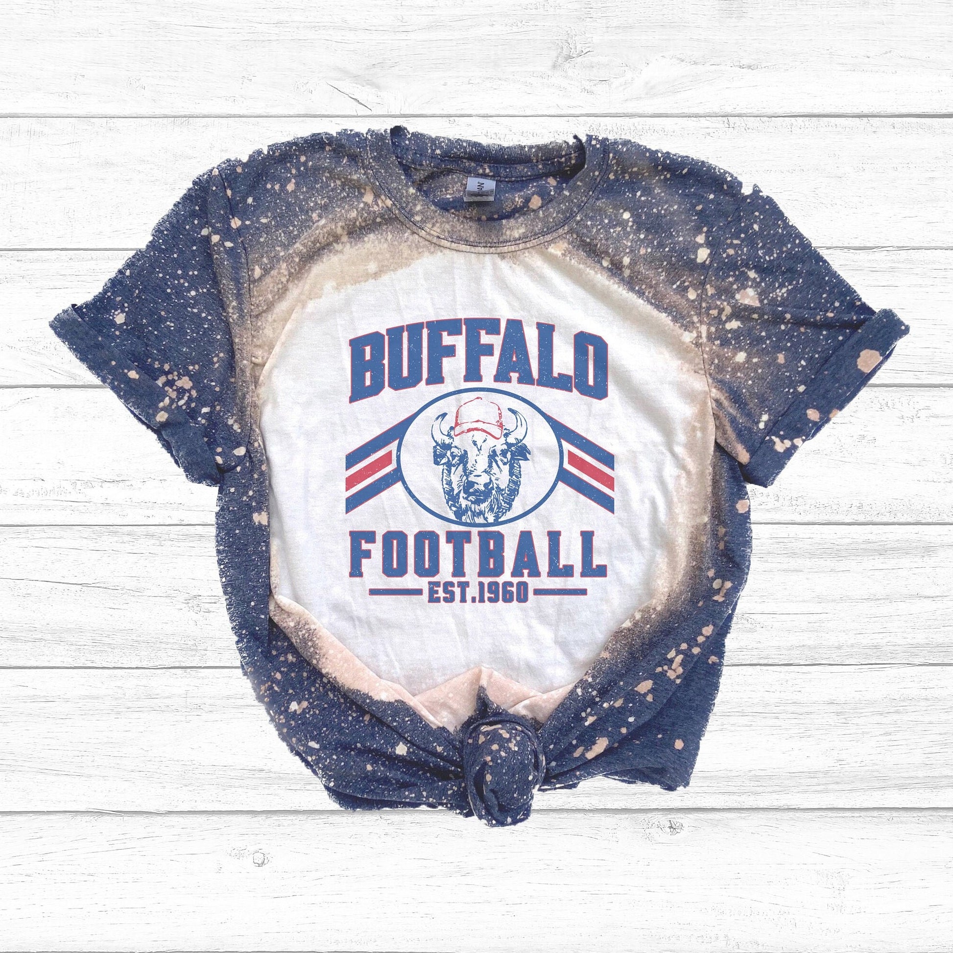 Buffalo Shirt Tee, Buffalo Bleached Shirt