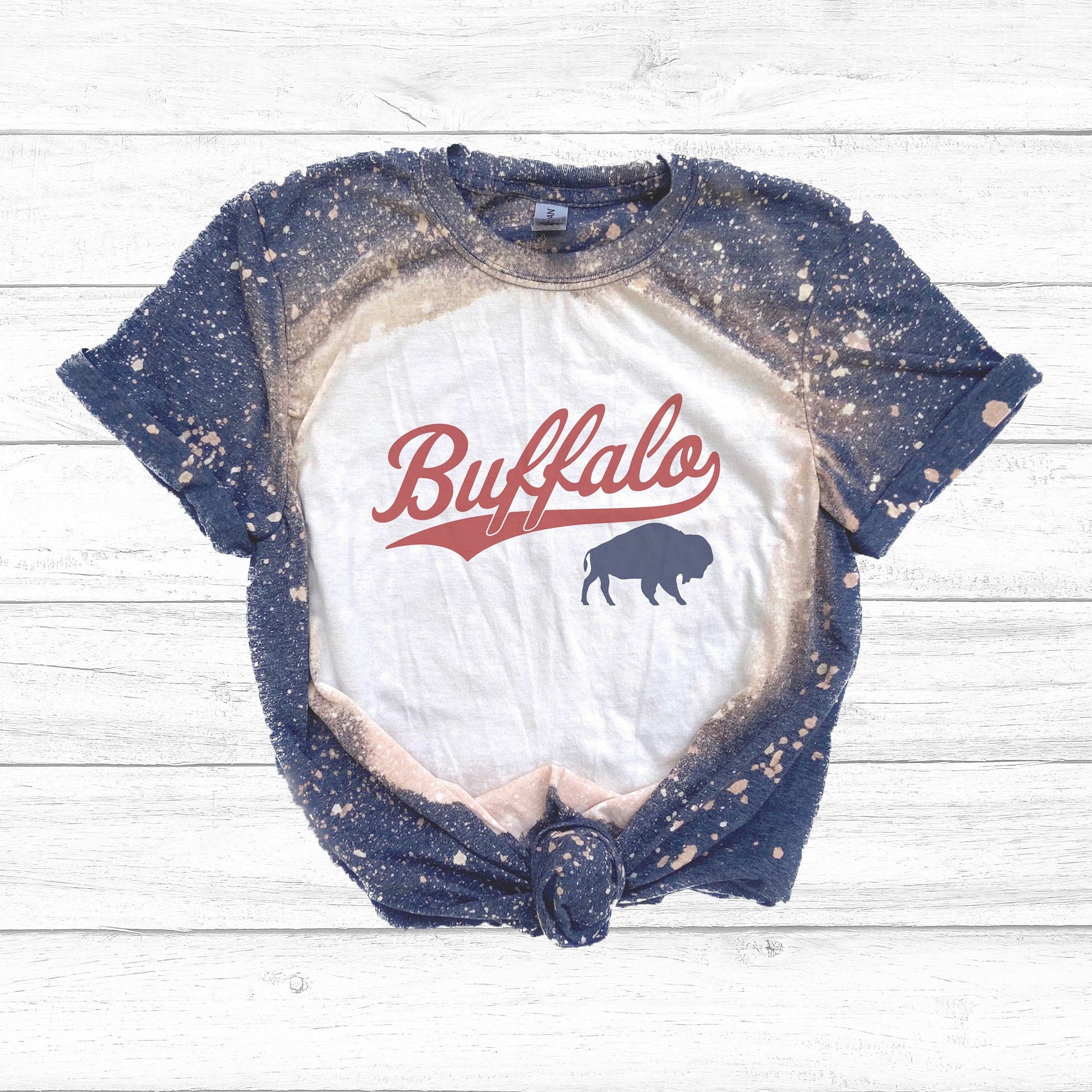 Buffalo Shirt Tee, Buffalo Bleached Shirt