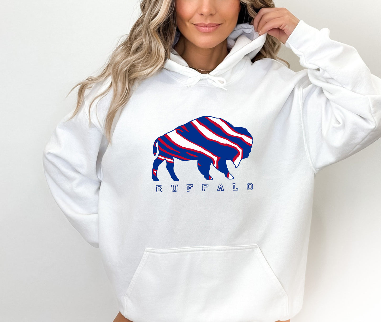 Buffalo Hooded Sweatshirt, Buffalo Hoodie Hoody