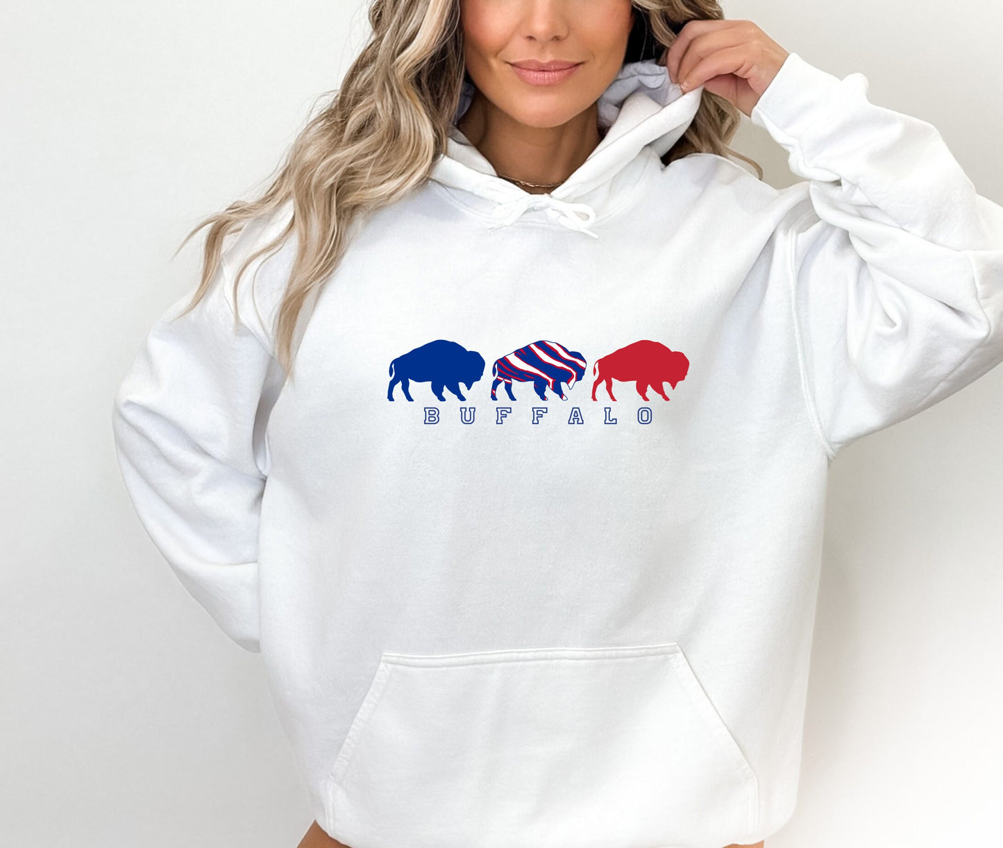 Buffalo Hooded Sweatshirt, Buffalo Hoodie Hoody